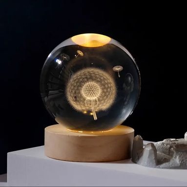 Crystal Galaxy flower ball