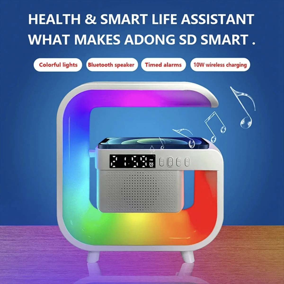 CASIFY G3 Mini Smart Light RGB Wireless Charging Speaker